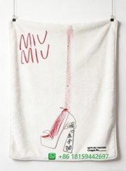 Miumiu Throw Blankets